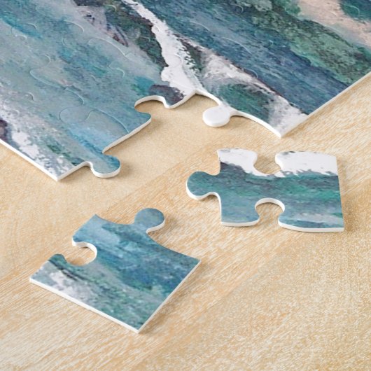 Der Ozean des Krickets - Strand-Meerblick Puzzle (Seite)