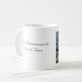 Der Ozean - eine Naturgewalt Kaffeetasse (Vorderseite Links)