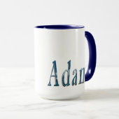"Der Ozean flüstert: Der Name ist Adam Tasse (VorderseiteRechts)