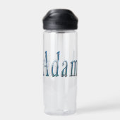 "Der Ozean flüstert: Der Name ist Adam Trinkflasche (Rückseite)