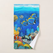 Der Ozean im Badezimmer! Badhandtuch Set (Handtuch)