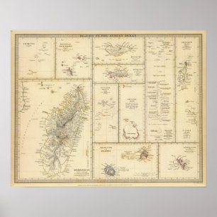 Der Ozean-Inseln Poster