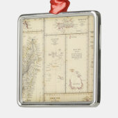 Der Ozean-Inseln Silbernes Ornament (Links)