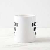 Der Ozean machte mich salzig Kaffeetasse (Mittel)