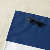 Der Ozean machte mich salzig Strandtuch (Beispiel)