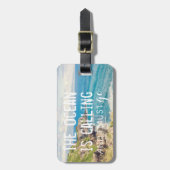 Der Ozean nennt - Gepäckanhänger Maui-Küsten-| (Vorderseite vertikal)