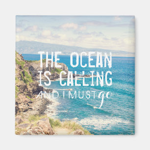 Der Ozean nennt - Magnet Maui-Küsten-