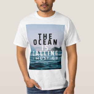 Der Ozean nennt Surf-T - Shirt