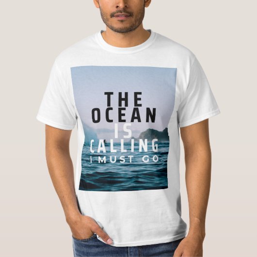 Der Ozean nennt Surf-T - Shirt (Vorderseite)