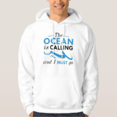 Der Ozean ruft Hoodie (Vorderseite)