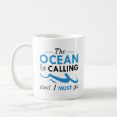 Der Ozean ruft Kaffeetasse (Links)