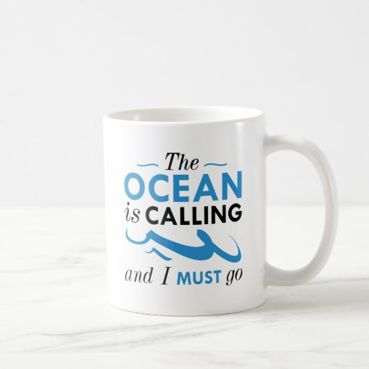 Der Ozean ruft Kaffeetasse (Rechts)