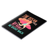 Der Ozean ruft Surfer Notizblock (Linke Seite)