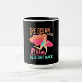Der Ozean ruft Surfer Tasse (Zentrum)