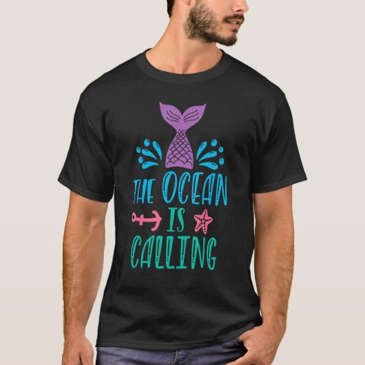 Der Ozean ruft T-Shirt (Vorderseite)