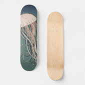 Der Ozean rührt das Herz Skateboard (Vorderseite)