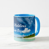 Der Ozean-Wasser-Ansicht-Malediven-Indische Ozean Tasse (VorderseiteRechts)