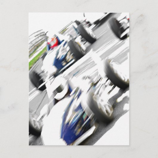 Der Pace Lap Postkarte (Vorderseite)