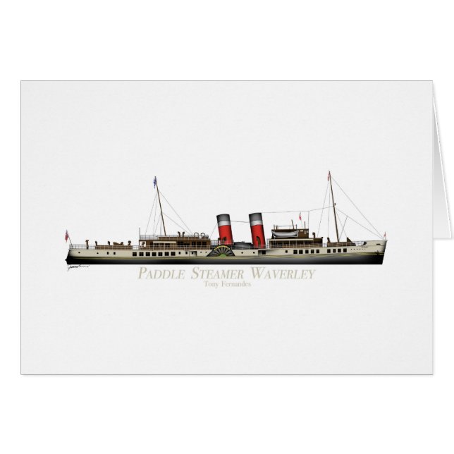 Der Paddel-Dampfer Waverley durch Tony Fernandes (Vorderseite (Horizontal))