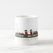 Der Paddel-Dampfer Waverley durch Tony Fernandes Kaffeetasse (Mittel)