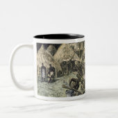 Der Pai-PU-Bri beim Jardin d Acclimatation Zweifarbige Tasse (Links)