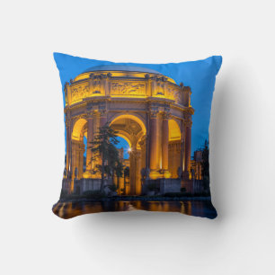 Der Palace Of Fine Arts bei Tagesanbruch Kissen