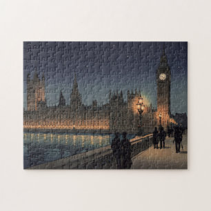 Der Palace of Westminster Japanischer Holzschnitt Puzzle