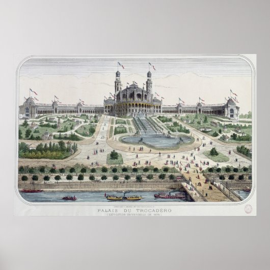 Der Palais du Trocadero Poster (Vorne)
