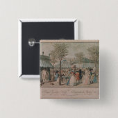 Der Palais Royal-Garten-Weg, 1787 Button (Vorne & Hinten)