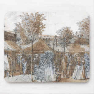 Der Palais Royal-Garten-Weg im Jahre 1787 Mousepad