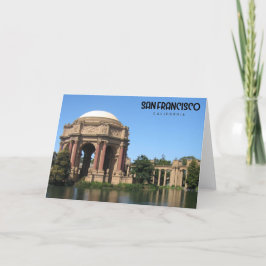 Der Palast der Bildenden Künste, CA - Karte