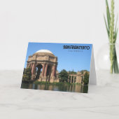 Der Palast der Bildenden Künste, CA - Karte (Vorderseite)