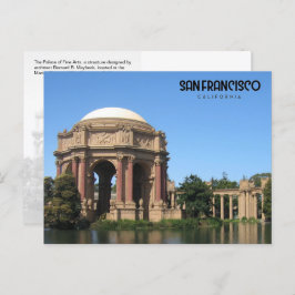 Der Palast der Schönen Künste, CA - Postkarte