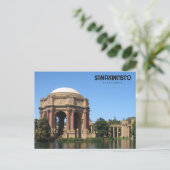 Der Palast der Schönen Künste, CA - Postkarte (Stehend Vorderseite)