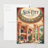 Der Palast der verlorenen Stadt Südafrika Postkarte (Vorne/Hinten)
