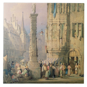 Der Palast des Bischofs, Würzburg Fliese