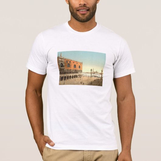 Der Palast des Doges und das Piazzetta, Venedig, T-Shirt (Vorderseite)