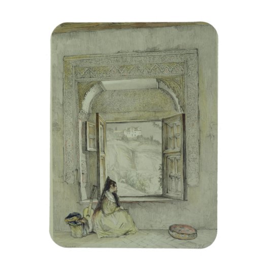 Der Palast des Generalife, aus der Casa de Cha Magnet (Vertikal)