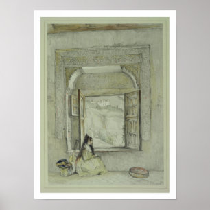 Der Palast des Generalife, aus der Casa de Cha Poster