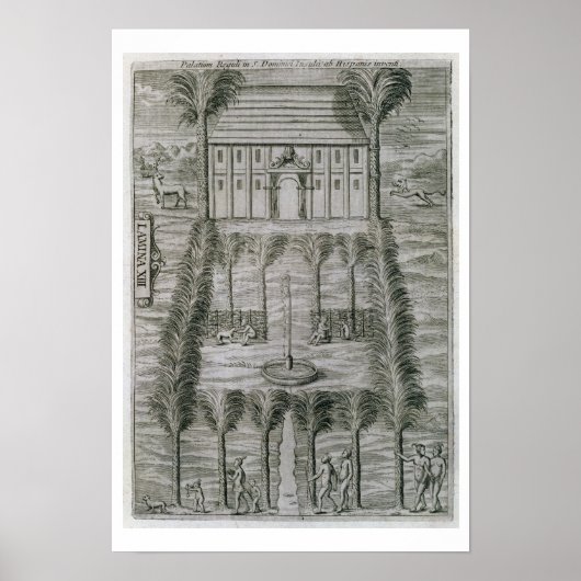 Der Palast des Gouverneurs auf der Insel Dominica Poster (Vorne)