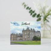 Der Palast des Holyroodhouse Edinburgh Schottland Postkarte (Stehend Vorderseite)