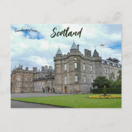 Der Palast des Holyroodhouse Edinburgh Schottland Postkarte