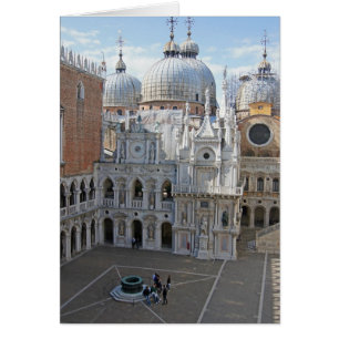 Der Palast-Hof des Doges