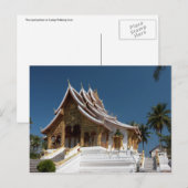 Der Palast in Luang Prabang Postkarte (Vorne/Hinten)