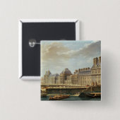 Der Palast und der Garten des Tuileries, 1757 Button (Vorne & Hinten)