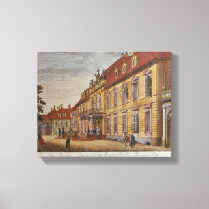 Der Palast von Prinz Ferdinand von Preußen Leinwanddruck