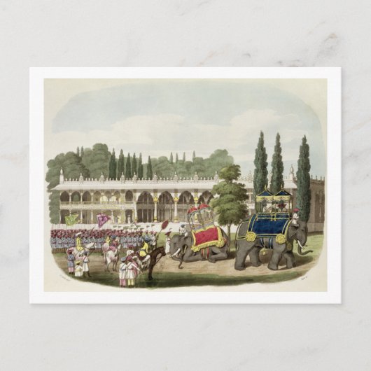 Der Palast von Tippoo Sahib (1749-1799) mit der Pr Postkarte (Vorderseite)