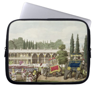 Der Palast von Tippoo Sahib (1749-99) graviert Laptopschutzhülle