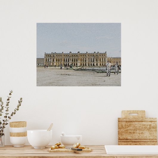 Der Palast von Versailles Poster (Küche)