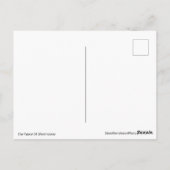 Der Palast von Westminster Postkarte (Rückseite)